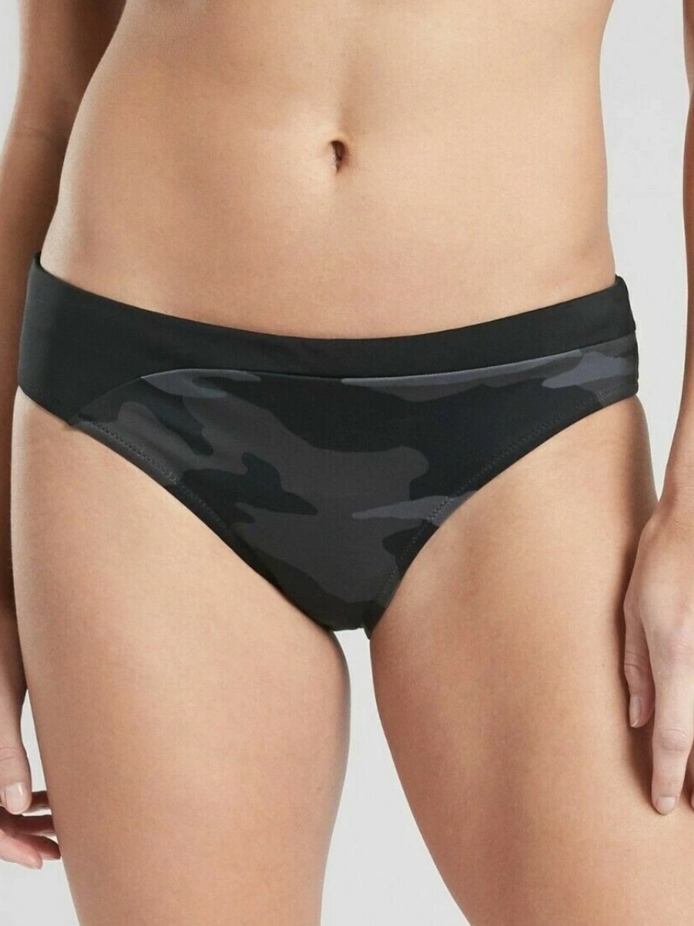 Athleta Freestyle Camo Print Bikini Bottom Small